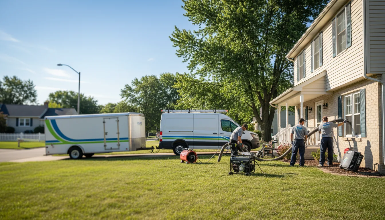 Flooded Basement Restoration And Cleanup With Repair in Sharpsville, IN near me